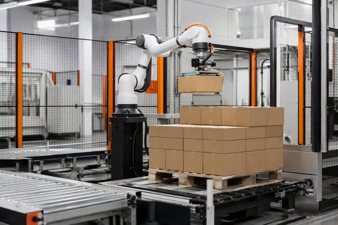 Palletizing by collaborative robot