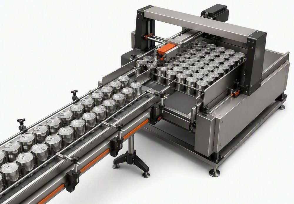 Infeed and matrix-forming station