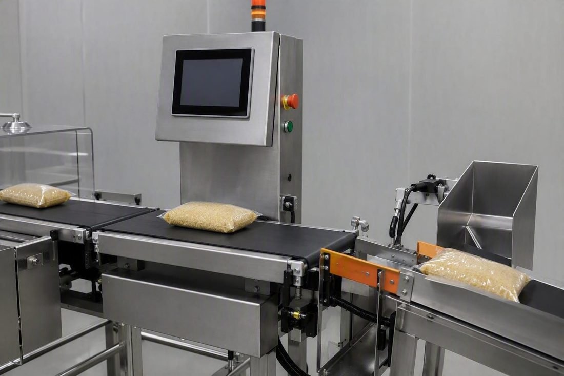 In-line checkweigher on the pack line